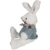 Clayre & Eef TW0601 Мягкий кролик бело-голубой 22 см