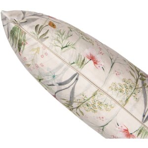 Clayre & Eef WFF22 Чехол для подушки Flora & Fauna 45x45 бежево-зеленый