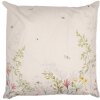 Clayre & Eef WFF22 Чехол для подушки Flora & Fauna 45x45 бежево-зеленый