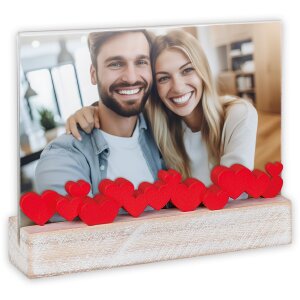 ZEP Acryl-Bilderrahmen Gemma Querformat 10x15 cm Holz