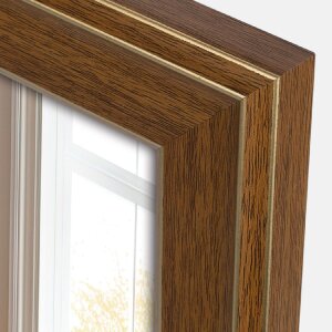 ZEP Bilderrahmen Venezia 10x15 cm braun Goldkante