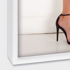 Фоторамка ZEP из металла Alissa, белая, 20x30 см