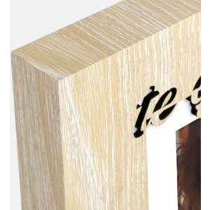 ZEP Holz-Fotorahmen Estella 10x15 cm "te quiero mucho mama" braun