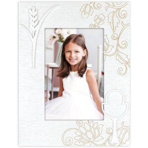 ZEP Holz-Fotorahmen Mara 10x15 cm Goldene florale...