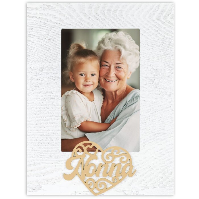 ZEP Holz-Portraitrahmen Aida "Nonna" 10x15 cm Italienisch