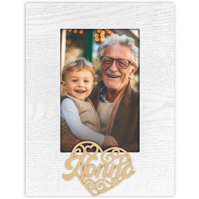 ZEP Holz-Portraitrahmen Gianni "Nonno" 10x15 cm Italienisch