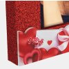 ZEP Holz-Fotorahmen Deva Horizontal 10x15 cm Rot Glitzernd