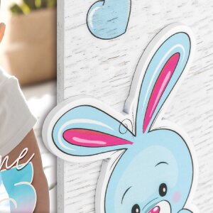 ZEP Holz-Fotorahmen Maya blau 10x15 cm Hochformat Geschenkidee