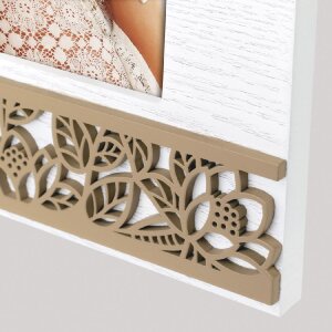 ZEP Holz-Fotorahmen Erin weiß 10x15 cm