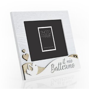 ZEP Holz-Bilderrachmen Battesimo 13x18 cm Italienisch