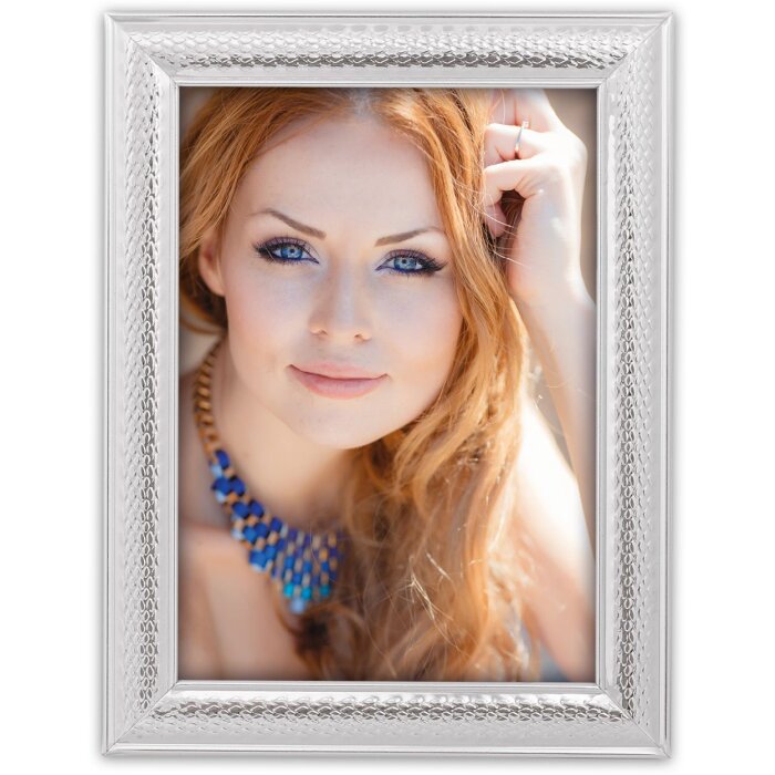 ZEP 36S20 Portraitrahmen Metall Silber Glanz 10x15cm