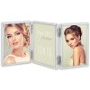 ZEP 120TS01-4R Dreifachbilderrahmen Silber Glanz 3x 10x15cm