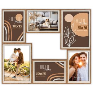 ZEP МДФ фотогалерея Vestfalia 6 фото коричневый 44x37 см