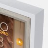 ZEP MDF Bilderrahmen Bologna 10x15 cm weiß Holzstruktur-Optik