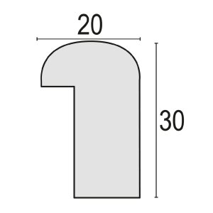 ZEP MDF-Fotorahmen Genova braun 30x45 cm