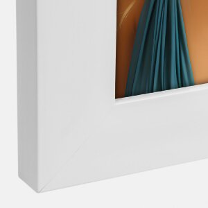 ZEP PS-Fotorahmen Galileo weiß 10x15 cm Bilderrahmen Holzwerkstoff