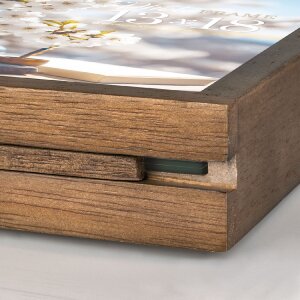 ZEP Holz-Fotorahmen Vittel braun 13x18 cm Floatglas