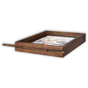 ZEP Holz-Fotorahmen Vittel braun 13x18 cm Floatglas