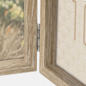 ZEP Basilea Doppelrahmen Holz Natur 36x14.5cm Fotos 10x15/13x18