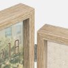 ZEP Basilea Doppelrahmen Holz Natur 36x14.5cm Fotos 10x15/13x18
