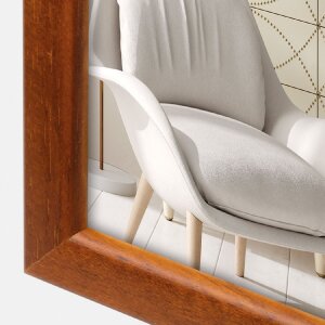 ZEP Holz-Bilderrahmen Aosta 30x45 cm braun