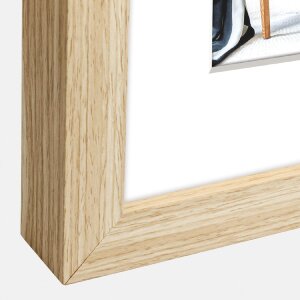 ZEP Bilderrahmen Niki natur 20x20 cm mit Passepartout 15x15 cm