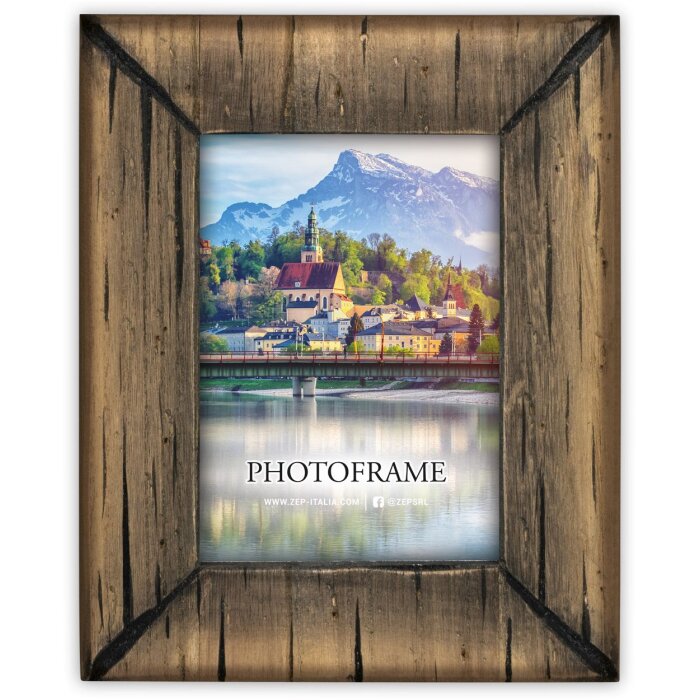 ZEP Holz-Fotorahmen Hallstatt 13x18 cm braun