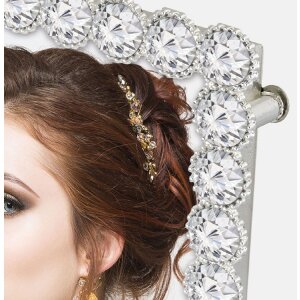 ZEP Metall-Portraitrahmen Amleto 13x18 cm Strasssteine Eleganz