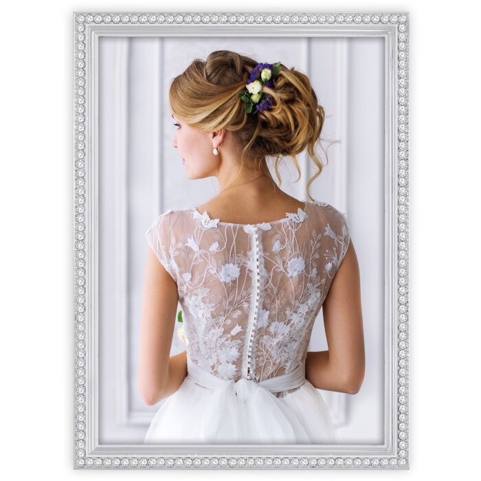 ZEP Metall-Portraitrahmen Tosca 10x15 cm Metall Strasssteinverzierung