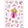 HERMA Schmucketiketten DECOR Prinzessinnen 3 Blatt 9 x 16,3 cm selbstklebend