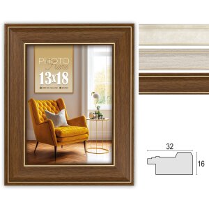 ZEP Bilderrahmen Venezia 10x15 bis 20x30 cm Goldkante