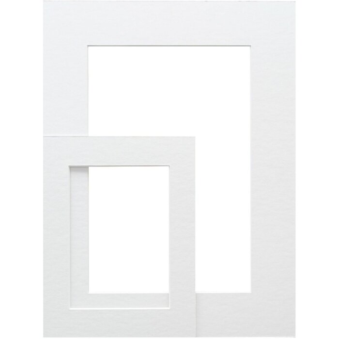 Deknudt SP111 Passepartout Weiß Ausschnitt 10x15 cm