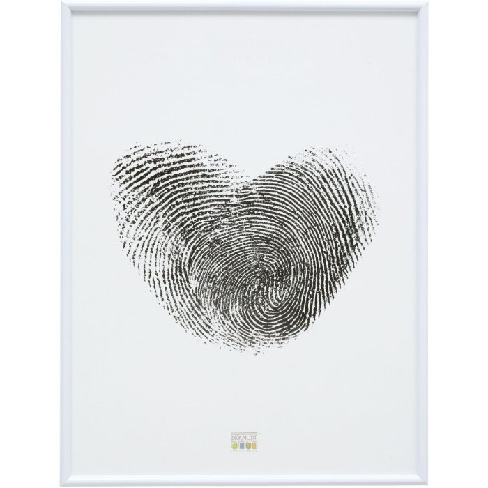 Deknudt S011S1 Bilderrahmen schlicht weiß 29.7x42 cm Kunststoff