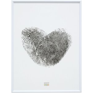 Deknudt S011S1 Bilderrahmen schlicht weiß 29.7x42 cm Kunststoff