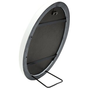 Deknudt S100F1 Ovalrahmen Weiß 18x24 cm Kunststoff Bilderrahmen