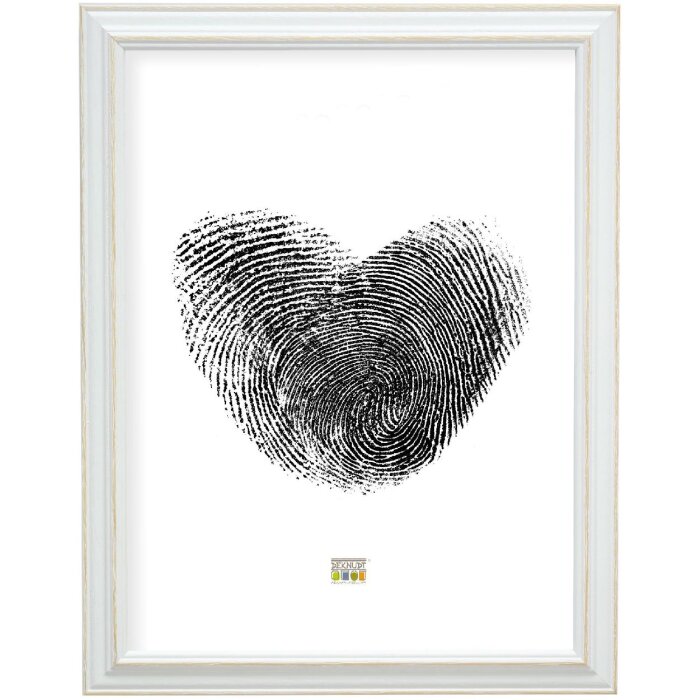 Deknudt S221H1 Bilderrahmen Weiß Naturakzent 29.7x42cm Holz