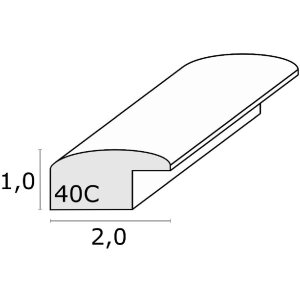 Deknudt S40CL4 Фоторамка деревянная красная 20x25 см