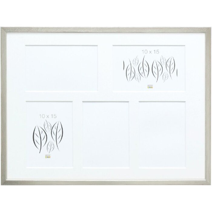 Deknudt S41JD1 Галерейная рамка серебристая для 5 картин 10x15 см 30x40 см