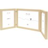 Deknudt S43AH1 Multi Bilderrahmen Natur für 10x15 cm und 15x20 cm Fotos