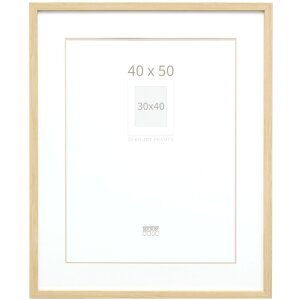 Deknudt S43AH1 Bilderrahmen Naturholz 40x50cm mit...