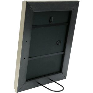 Deknudt S45ND2 Rahmen Matt Silber-Schwarz 21 x 29,7 cm Kunststoff