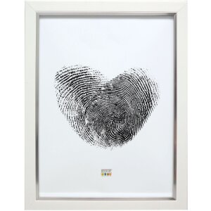 Deknudt S45VK1 Bilderrahmen Weiß Silber 29,7x42 cm...