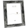 Deknudt S45YE2 Деревянная рамка черный серебристый кант 13x18 см