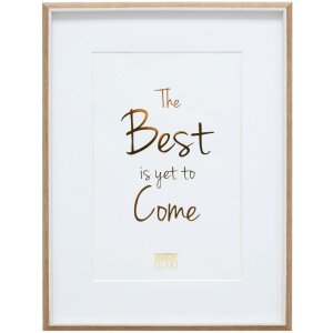 Deknudt S46WG4 Rahmen Natur Weiß Passepartout 15x20cm