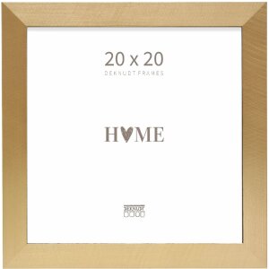 Deknudt S47BB2 Bilderrahmen Gold/Schwarz Kante 20x20cm Kunststoff