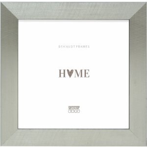 Фоторамка Deknudt S47BE2 20x20 см серебристо-черная пластик
