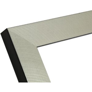Deknudt S47BE2 Bilderrahmen Silber-Schwarz 40x60cm