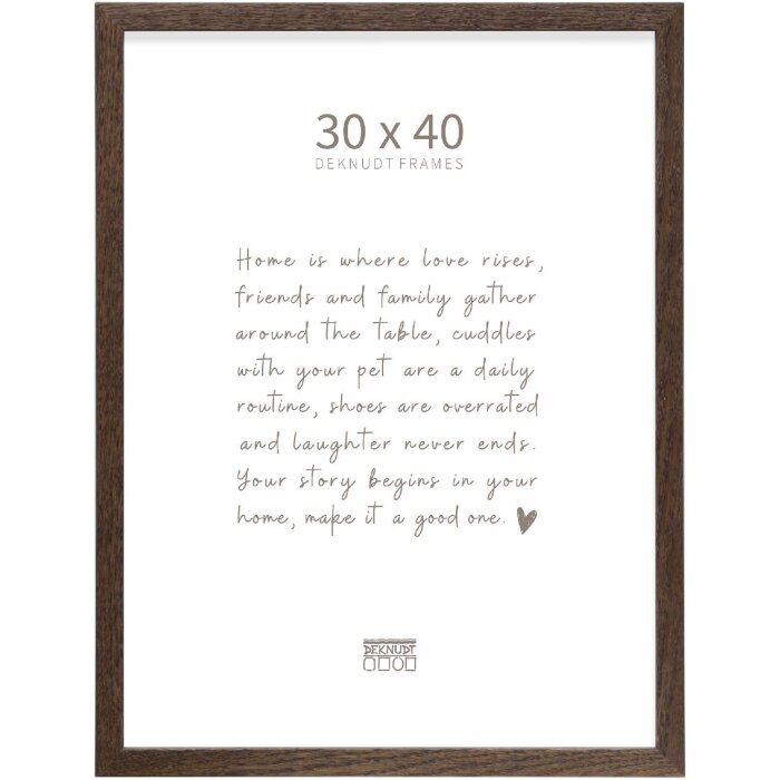 Deknudt S47CJ3 Фоторамка из темного дуба 30x40 см