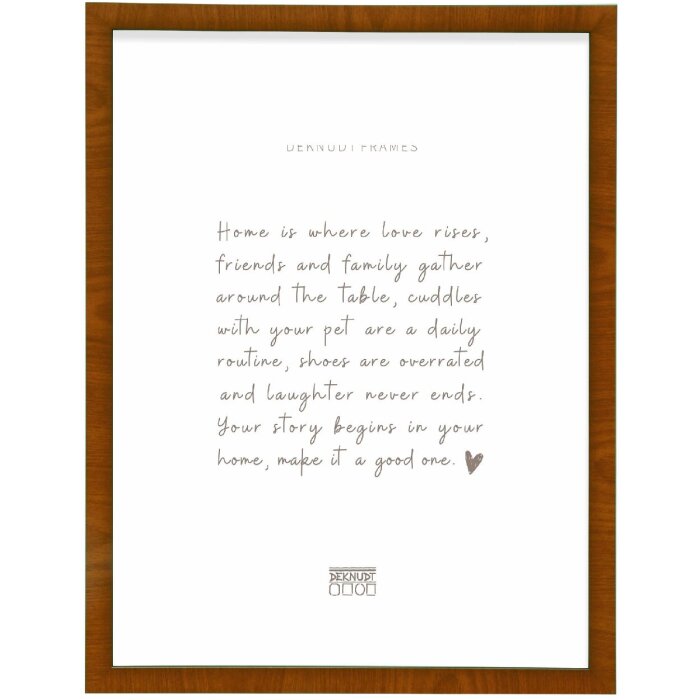 Deknudt S47EG1 Rahmen Wurzelholz-Schwarz 30x45cm