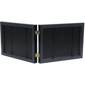 Deknudt S47EG1 Doppelrahmen Wurzelholzfarbe Horizontal 10x15 cm